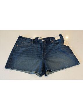 Universal Thread Mid Rise Dark Wash 90's Baggy Shorts Women Size 17